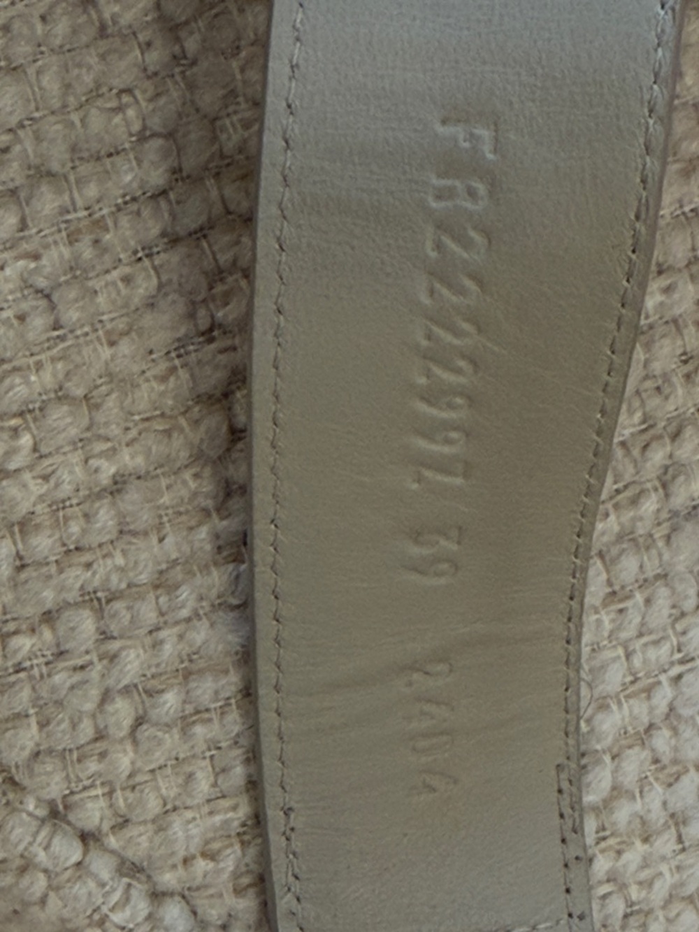 Hermes Leather slides Sandals Chypre— Beige Esquisse. - Picture 6 of 7